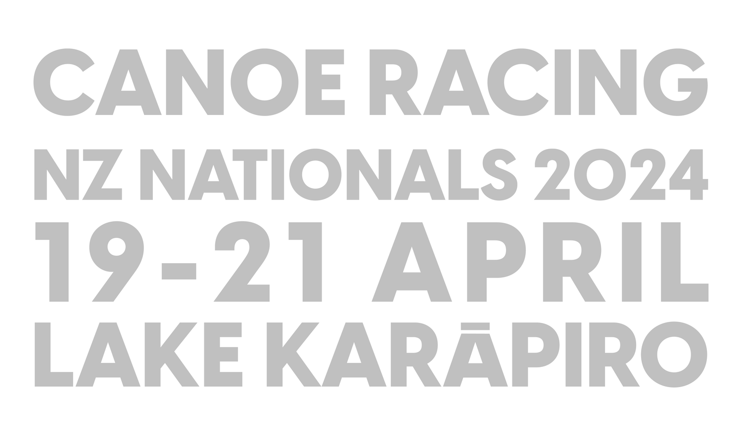 Canoe Racing Nationals 2024